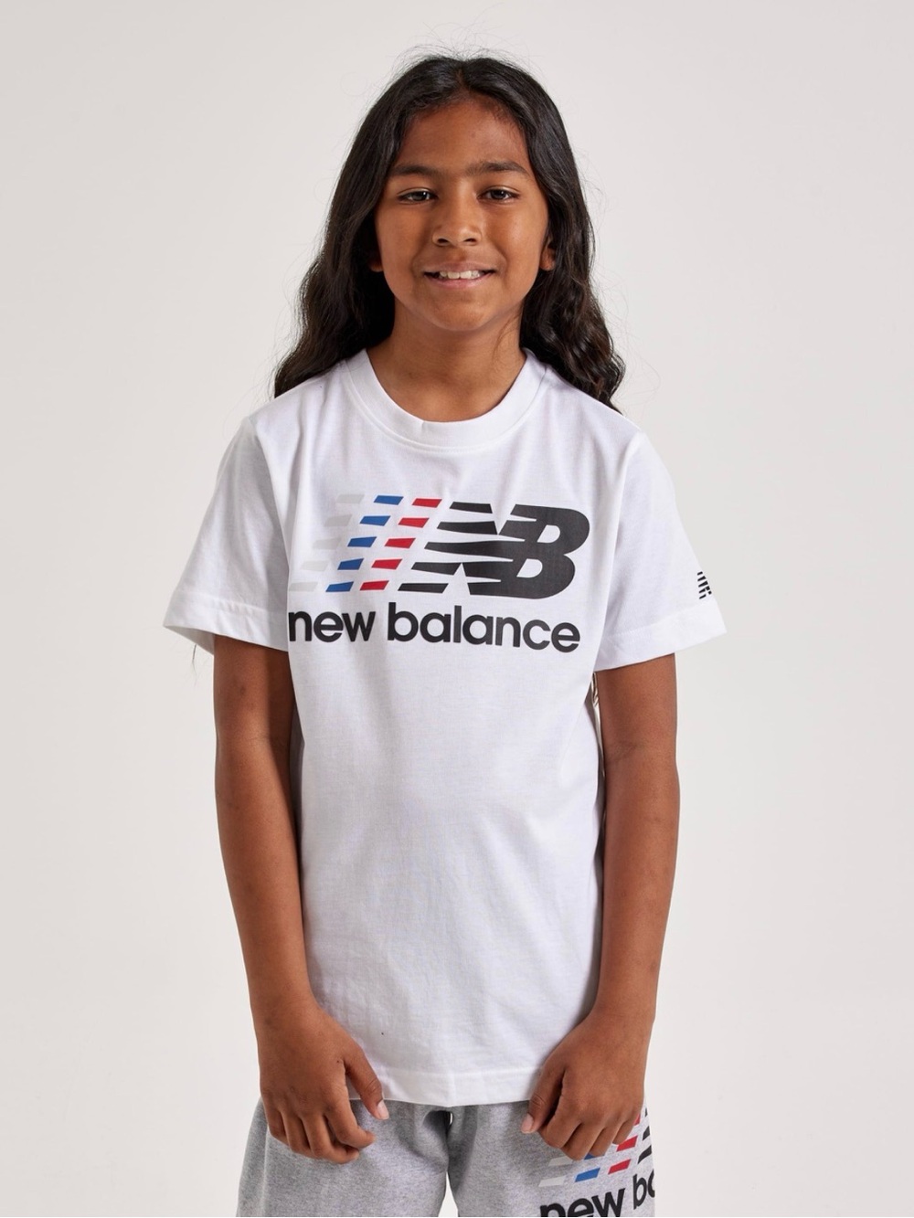 KIDS NEW BALANCE LINEAR LOGO TEE GRADE-SCHOOL